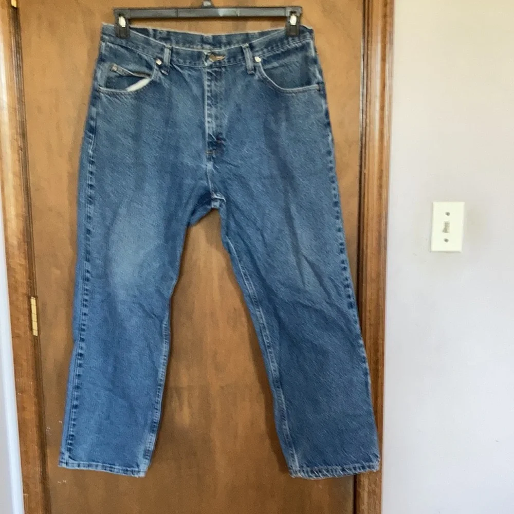 Wrangler relaxed fit jean 38x30 cotton denim - Picture 5 of 17
